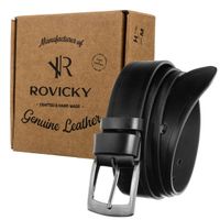 pasek męski skórzany 3,4cm prs-01-g-115-0535 black