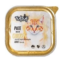 Karma mokra dla KOTA TufTuf Tacka alupak pasztet bogaty w kurczaka 100g