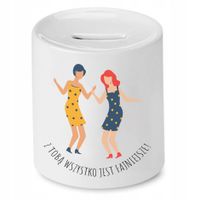 Skarbonka Dla Przyjaciela Wszystko Jest Fajniejsze Z Nadrukiem Ze Zdjęciem