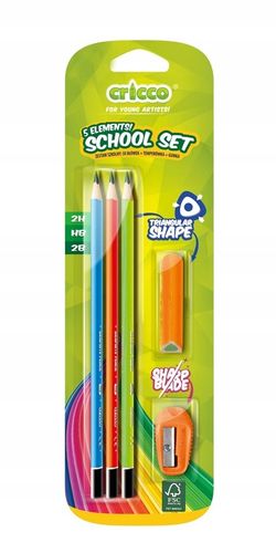 Wyprawka szkolna Cricco duży zestaw przyborów szkolnych do szkoły na Arena.pl