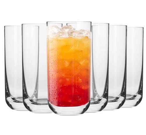 Zestaw 6 Wysokich Szklanek Na Zimne Napoje 360Ml na Arena.pl