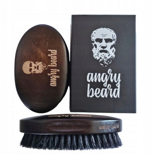 Zestaw Szampon Odżywka Olejek BY MY BEARD + Szczotka Angry Beard Do Brody na Arena.pl