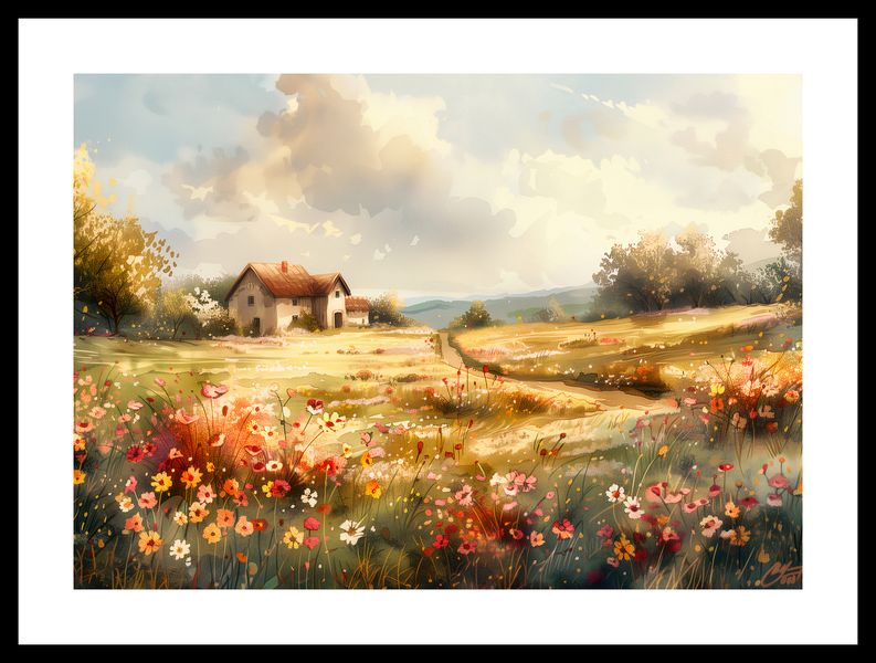 Plakat 42x29,7cm Sielski Domek zdjęcie 3