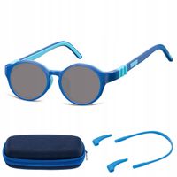 ELASTYCZNE Dziecięce Okulary przeciwsłoneczne dzieci SUNOPTIC Gumka + ETUI