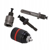 UCHWYT WIERTARSKI BEZKLUCZOWY SAMOZACISKOWY 1/2 + ADAPTER x3