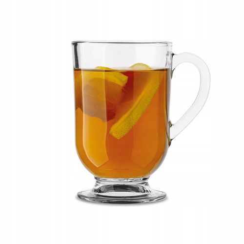 SZKLANKI do KAWY KUBEK z Uchem WYSOKIE Szklane Tadar Latte Mocha 6x300 ml na Arena.pl