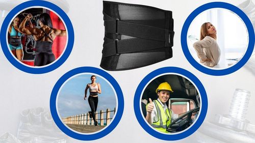 PAS LEDZIOWY na kręgosłup lędźwiowy na dyskopatię ORTOPEDYCZNY do pracy XL na Arena.pl