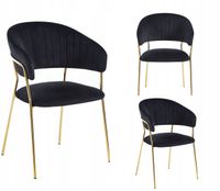 krzesło k4-fx velvet czarne