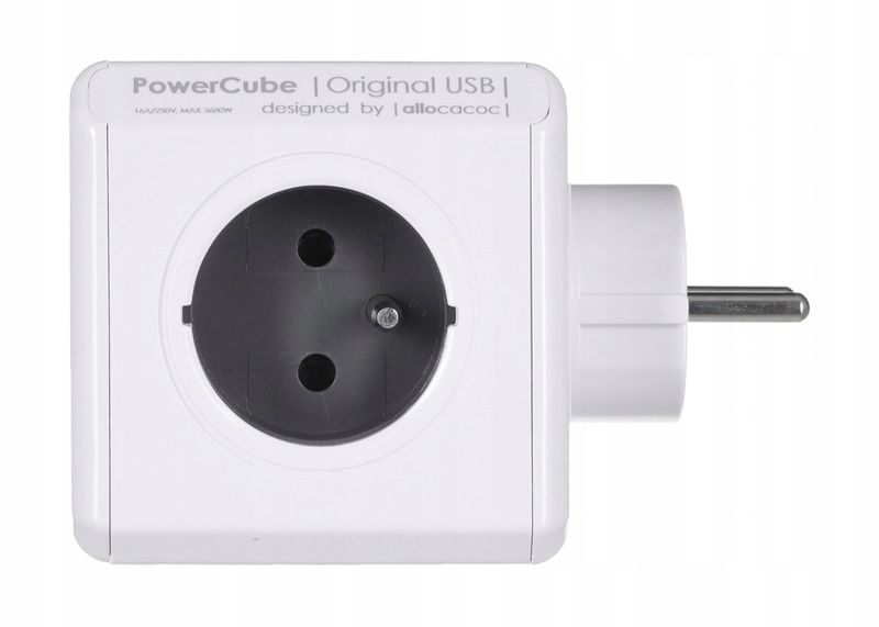 Allocacoc Przedłużacz PowerCube Original USB Grey zdjęcie 2