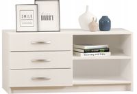 Komoda 3 Szuflady + Półka 120 cm SALON POKÓJ