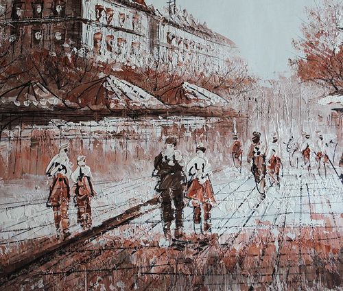 Paryska uliczka (60x90cm) na Arena.pl