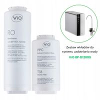 Zestaw x2 Wymienne Filtry Systemu Oczyszczania Wody ViO BP-D1200G