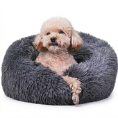 legowisko dla kota, psa grafitowe 60 cm futrzak kot06