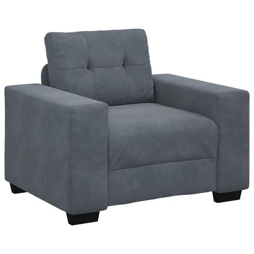 Sofa Fotel Ciemnoszary 59 cm Aksamit na Arena.pl