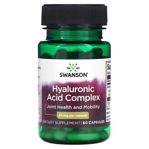 Swanson Kwas Hialuronowy Hyaluronic Acid Complex 60 kapsułek 83mg na Arena.pl