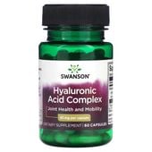 Swanson Kwas Hialuronowy Hyaluronic Acid Complex 60 kapsułek 83mg
