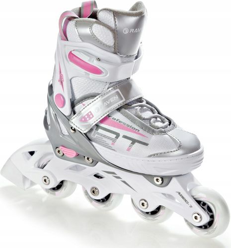 Rolki Wrotki 3w1 Regulowane RAVEN Profession White/Pink 35-39 na Arena.pl