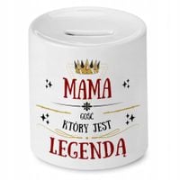 Skarbonka Dla Mamy Na Dzień Mamy Urodziny Prezent Z Nadrukiem Ze Zdjęciem