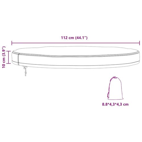 Pokrowiec na stół na świeżym powietrzu 92 x 92 x 10 cm na Arena.pl