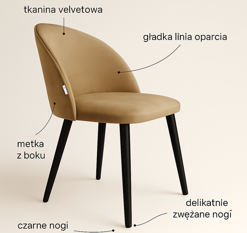 Krzesło obrotowe 180° Colin podstawa czarna BL06 na Arena.pl