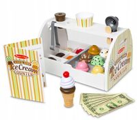 MELISSA & DOUG LODZIARNIA SKLEPIK KRAMIK Z LODAMI ZABAWKA DREWNIANA DZIECKA