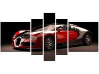 OBRAZ CZERWONE BUGATTI VEYRON