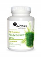 Aliness Młody Zielony Jęczmień GREEN MAGMA Sproszkowany Sok ODCHUDZANIE 120