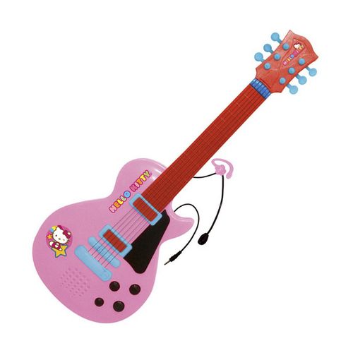 Gitara Dziecięca Hello Kitty Sprzęt elektroniczny Mikrofon Różowy na Arena.pl