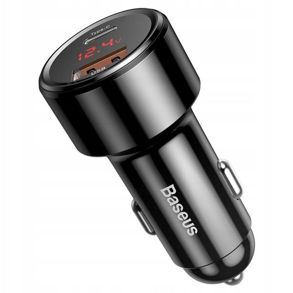 Baseus ładowarka samochodowa Magic PPS QC 3.0+ USB + PD czarna 45W zdjęcie 9
