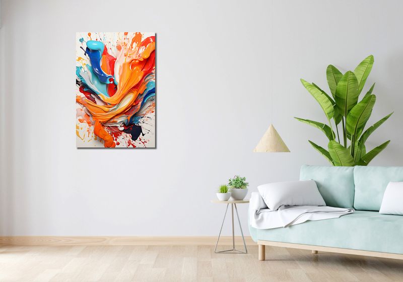Obraz 60x90cm Taneczne Fale zdjęcie 2
