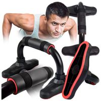 Mocne UCHWYTY DO POMPEK Podpórki do ćwiczeń PUSH UP pompki SKŁADANE 2szt