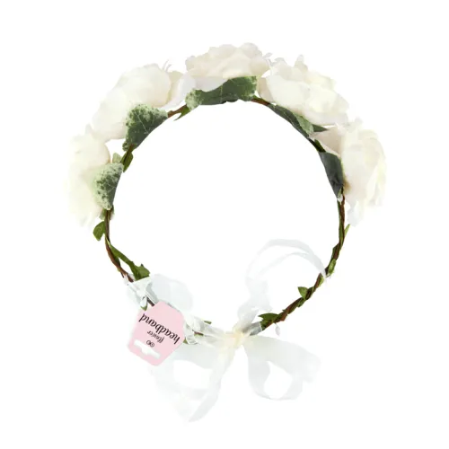 Opaska na głowę Wianek biały na Arena.pl