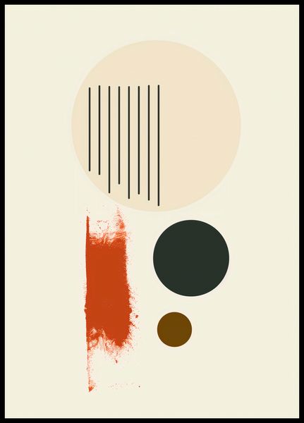 Plakat 64x90cm Symetryczna Struna zdjęcie 2