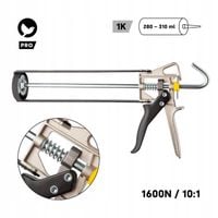 PISTOLET DO SILIKONU Wyciskacz do akrylu Pistolet SZKIELETOWY LEKKI