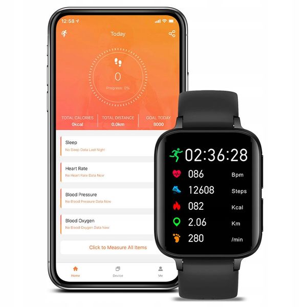 Smartwatch DT 192109484 czarny zdjęcie 10