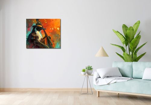 Obraz 70x60cm Pingwinia Nuta na Arena.pl