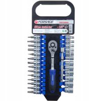 Zestaw nasadek bitów z grzechotką 1/4" HEX TORX PH bity klucze nasadowe