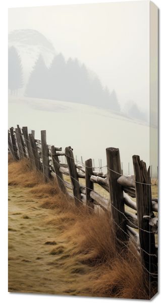 Obraz 50x100cm Spowity Mgłą zdjęcie 1