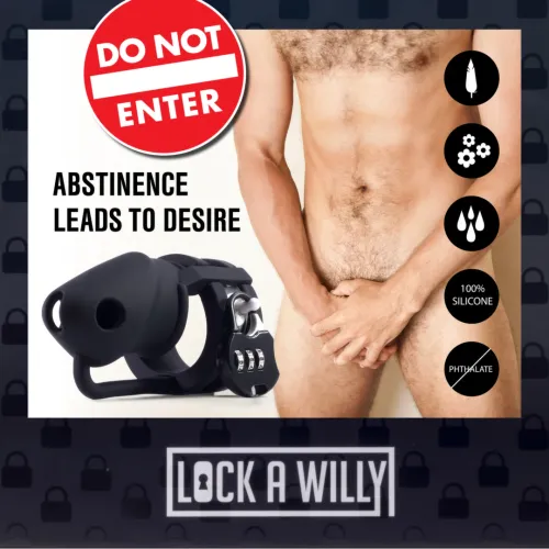 lock a willy - system zabezpieczający, regulowany, zestaw z kłodką na Arena.pl