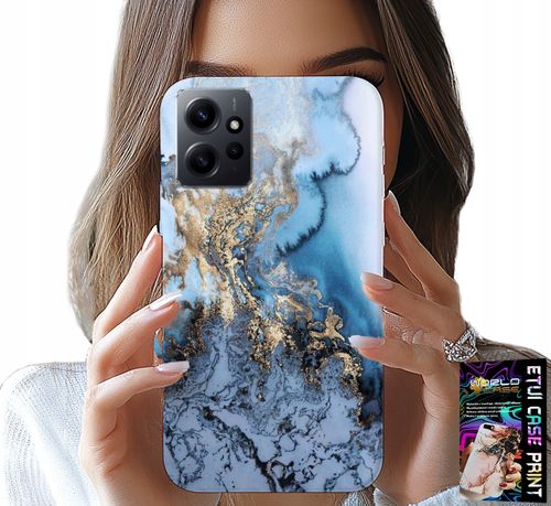 ETUI DO XIAOMI NOTE 12 4G - MARMUREK MARMURKI DAMSKIE WZORY +SZKŁO na Arena.pl