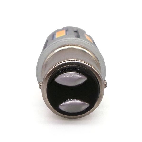 żarówka P21/5W LED BAY15D 12-24V 21/5W biało-pomarańczowa bez błędu 100% CANBUS zdjęcie 9