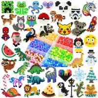 Koraliki do Prasowania DUŻY ZESTAW w Kuferku 9000 Iron Beads Prasowanki