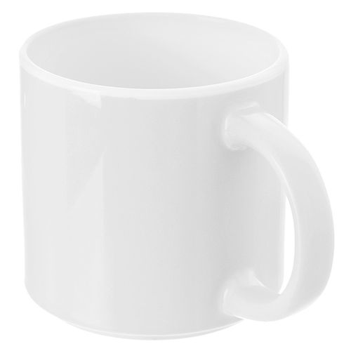 Biały Kubek Porcelanowy do Picia Kawy Herbaty Ziół Napojów Duży 330 ml na Arena.pl