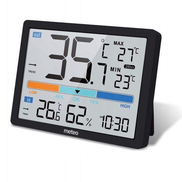 STACJA POGODOWA CYFROWA TERMOMETR METEO SP109C zdjęcie 3