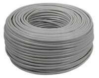 Skrętka Kabel UTP 5e wewnętrzny szary CCA Lanberg