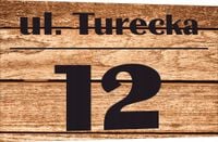 Tabliczka adresowa Numer domu Tablica adres posesji Metal ALUMINIUM 30x20