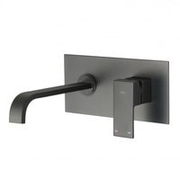 Podtynkowa bateria do umywalki czarna kran - Yoka