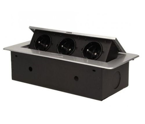 GNIAZDO DORGA WPUSZCZANE BLAT STOŁU BIURKA KUCHNI CZARNE na Arena.pl