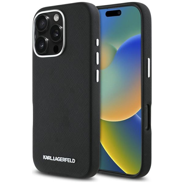 Etui Karl Lagerfeld do iPhone 16 Pro Max, Czarny, MagSafe zdjęcie 1