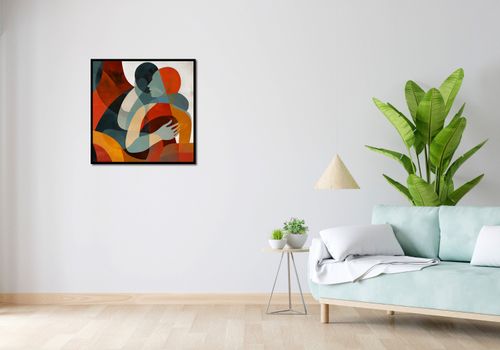 Plakat 70x70cm Objęcia na Arena.pl